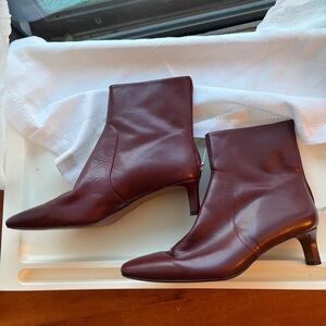 Madewell Burgundy Heeled Boots